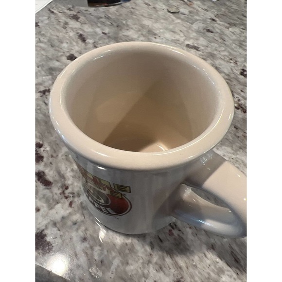 Waffle House Thick Rounded Diner Coffee Mug Cup Tuxton Vintage Heavy Duty White - Picture 4 of 5